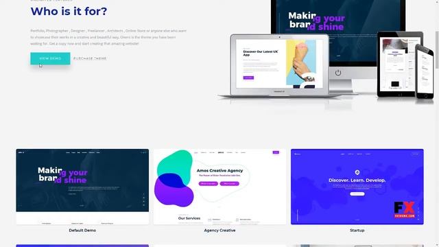 Amos - Creative WordPress Theme for Agencies and Freelancers T смотреть онлайн