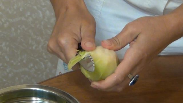 Овощной салат из кольраби / Green salad with kohlrabi ♡ English subtitles смотреть онлайн