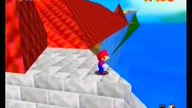 Castle Roof Jump + Creepy Death Glitch - Super Mario 64 смотреть онлайн