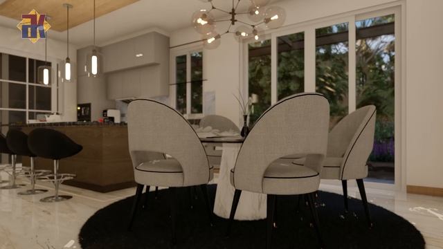 HOUSE DESIGN 4 Bedroom Bungalow | 180sqm | Exterior & Interior Animation смотреть онлайн