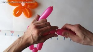 Цветок из двух шаров ШДМ / Flower of two balloons 160 (Subtitles)