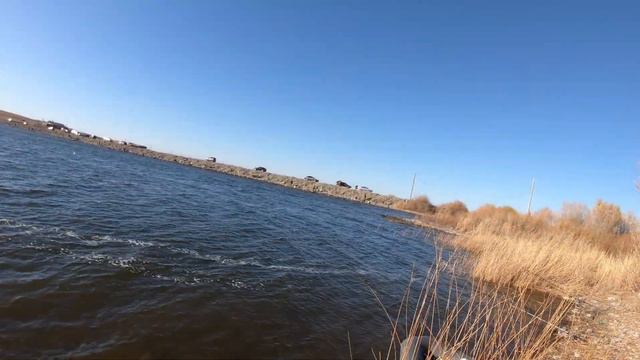 Рыбалка в шторм🌊. Ловим щуку на плотине. смотреть онлайн