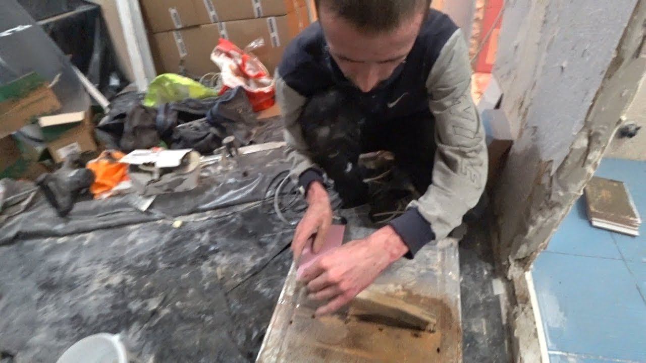 Кладём плитку.Запил под 45° смотреть онлайн