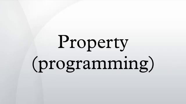 Property (programming) смотреть онлайн