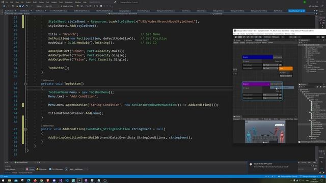 Unity Dialogue Editor Tutorial made with graph view Part 11.5 - Rework смотреть онлайн