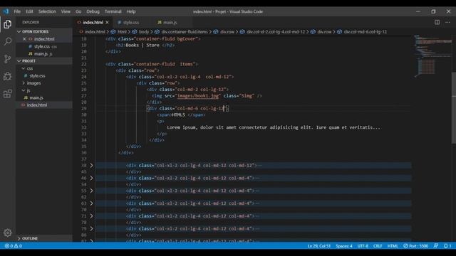 5 - ( Bootstrap 4 Tutorial ) Nested rows & Media Css Responisve - قم ببناء أول موقع بالبتسراب смотреть онлайн