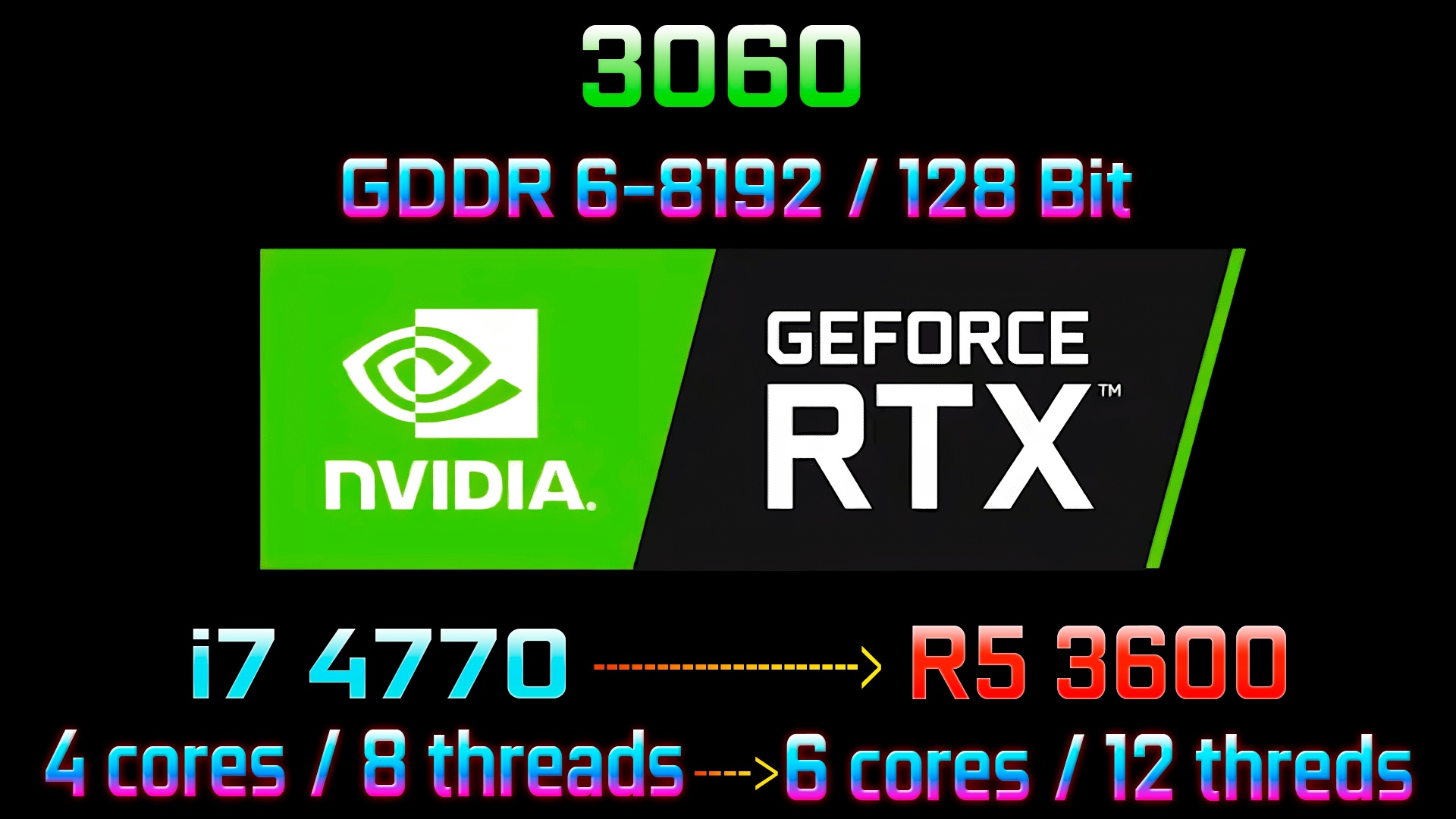 Мощная видеокарта и слабый процессор , Что будет? смотреть онлайн