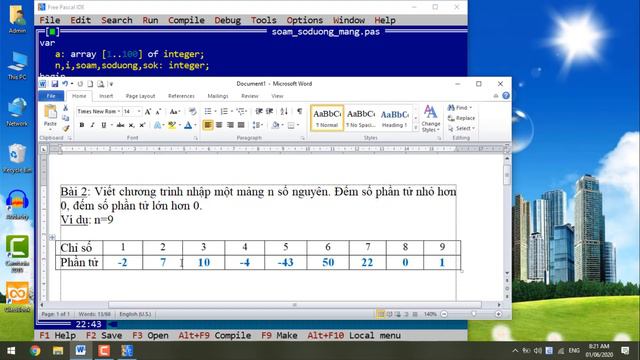 Hướng dẫn giải các bài tập về mảng 1 chiều trong Pascal - Chi tiết dễ hiểu | Phần 1 @365dha смотреть онлайн