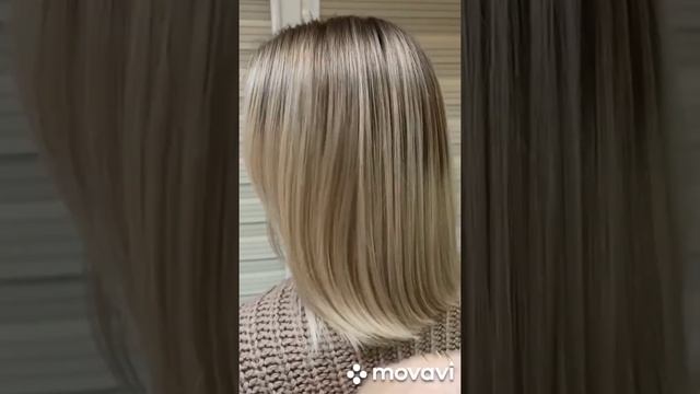 Переход из тотал блонда в растяжку. сложное окрашивание смотреть онлайн