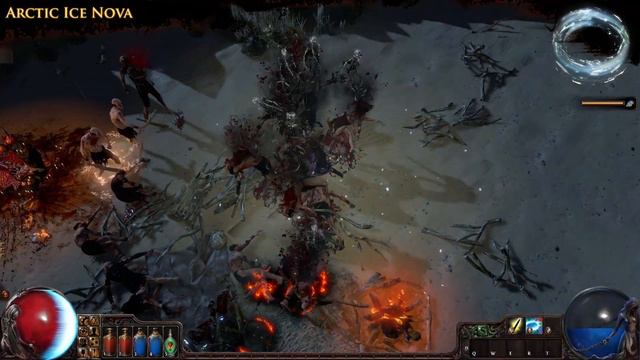 Path of Exile - Arctic Ice Nova Skill Effect смотреть онлайн