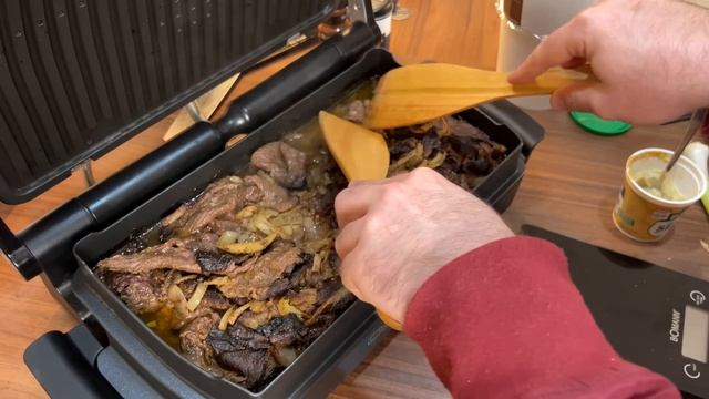 Pulled Beef im OptiGrill in der Backschale смотреть онлайн
