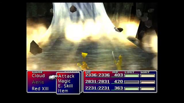 FINAL FANTASY VII Gore-Father Great Gospel Aeris Last Limit Break PS4 смотреть онлайн