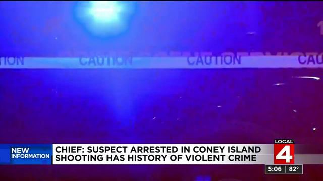 Detroit police Chief: Suspect arrested in Coney Island shooting has history of violent crime смотреть онлайн