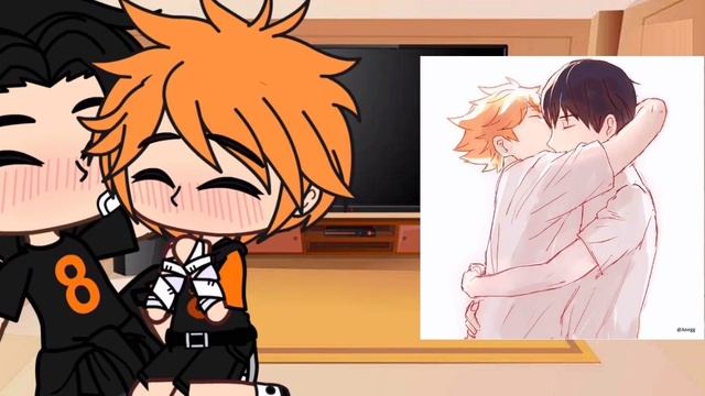 ∆реакция Кагеямы и Хинаты на их шипы∆•волейбол•и|подарок в конце| смотреть онлайн