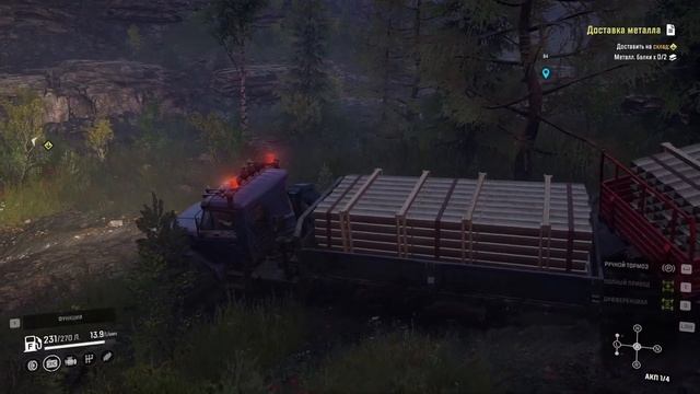 SnowRunner.Россия.Таймыр.Зимнегорск.Доставка металла смотреть онлайн