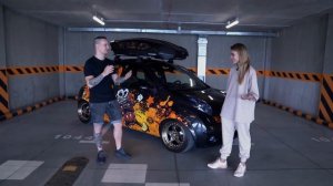 Nissan Micra 1.4 k12 AT тюнинг в стиле Mickey Mouse. Обзор, отзывы, плюсы и минусы.