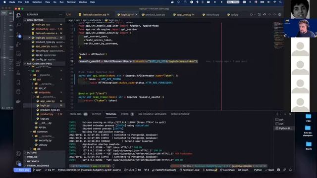 FastAPI 05 - Async, OAuth2, profiling e dockerizzazione смотреть онлайн