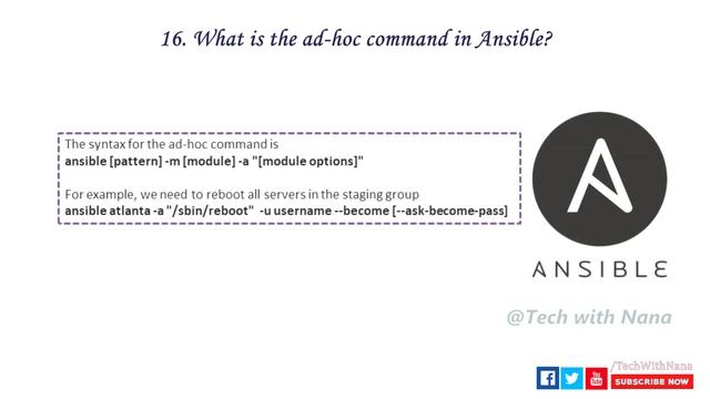 Top 30 Ansible Interview Questions & Answers | Tech with Nana смотреть онлайн