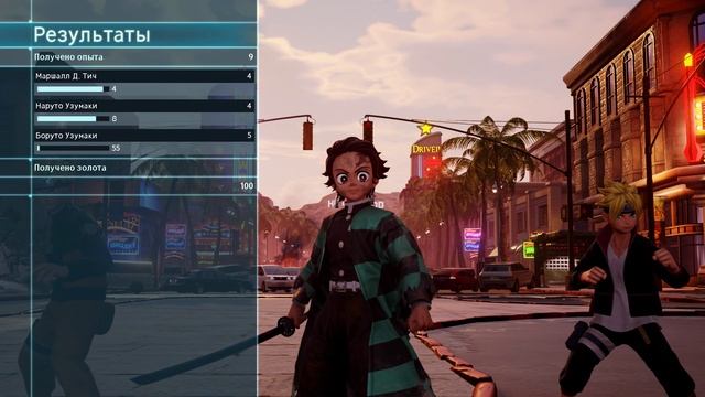 Клинок, рассекающий демонов Играю за Танджиро МОД НА ДЖАМП ФОРС - JUMP FORCE