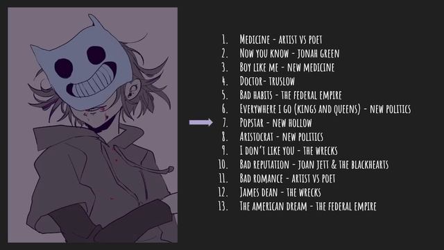 a dark academia x rock playlist смотреть онлайн