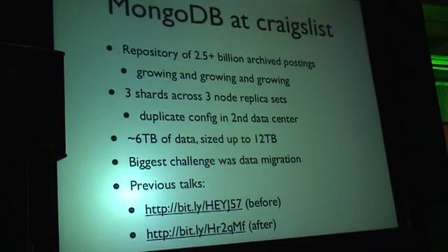 Living with SQL and NoSQL at craigslist, a Pragmatic Approach смотреть онлайн