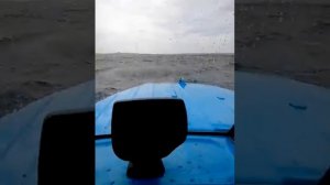 Казанка 5М4, Сузуки ДФ50, ветер 20м/с.