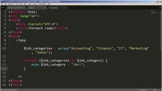 Foreach Loops - PHP with MySQL Tutorial in Sinhala - Part 17 смотреть онлайн