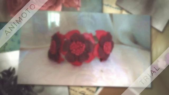 Ободки с кожаными цветами смотреть онлайн