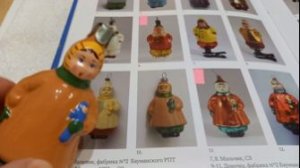 Ёлочные игрушки СССР Реставрация, девочка с куклой.часть 2