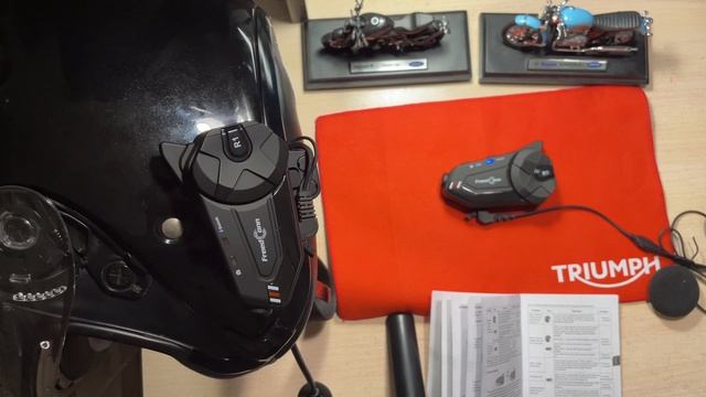 Мотогарнитура Freedconn R1 Plus. Подключение интеркома.