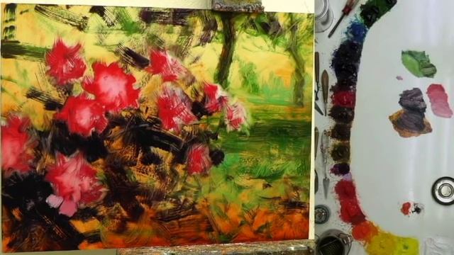 How to Paint Peonies Preview смотреть онлайн