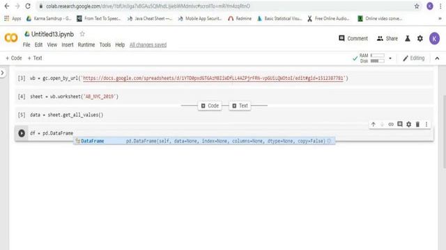 Basic Setup and Simple Data Visualization / Google Colab Tutorials смотреть онлайн