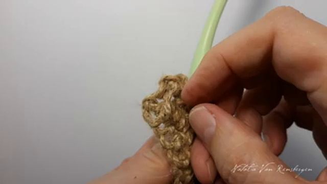 Как связать мочалку крючком урок 15 Вытянутые петли смотреть онлайн