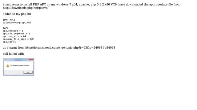 DevOps & SysAdmins: Cannot install PHP APC on Windows, Apache смотреть онлайн