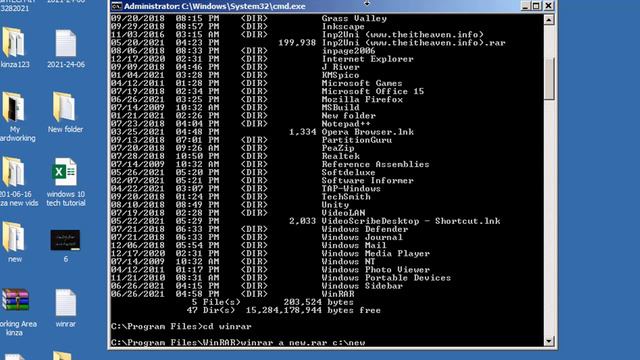 How to extract rar RAR files using CMD in Windows Updated! WinRAR... смотреть онлайн