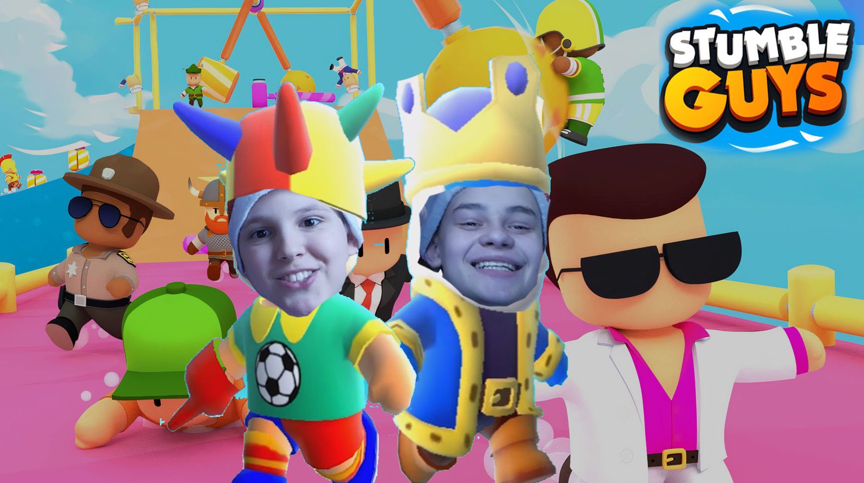 Устроили Stumble GUYS Челлендж 2023