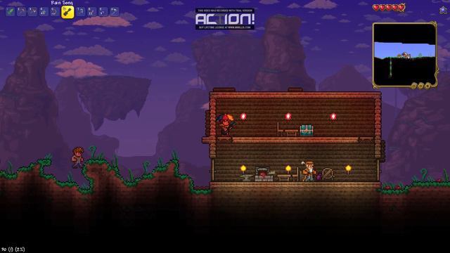 Terraria Blues (Official music Video) Rain Song! смотреть онлайн