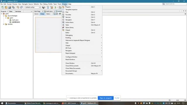 01 - Crear una GUI en JAVA utilizando Netbeans смотреть онлайн