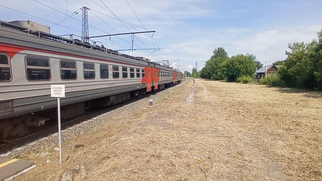 Отправление Электропоезда ЭД9Э-0017 Со Станции Гороховец смотреть онлайн