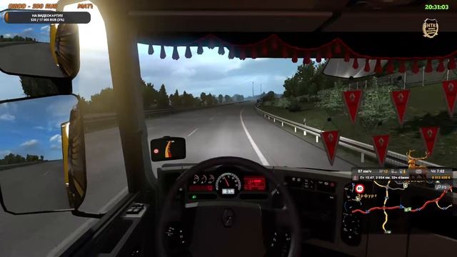 ETS2 МР - Челлендж на 100тыс км. На Renault Premium. смотреть онлайн