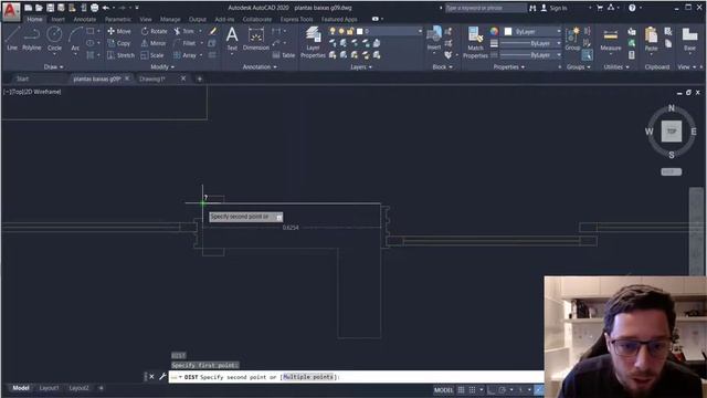06 - Início das portas - Curso Autocad Edificação de alto padrão смотреть онлайн