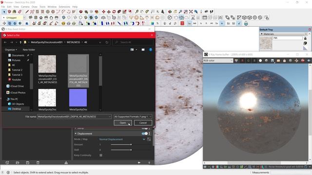 How to Create PBR Materials in Vray for SketchUp using PBR textures смотреть онлайн