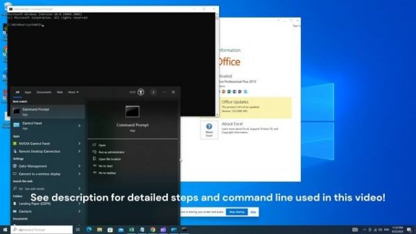Office 2013  appvlp.exe / The operating system is not presently configured to run this application