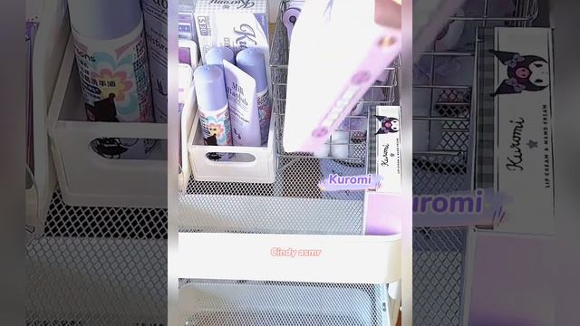 Kuromi ?desk Makeover-Sanrio Stationery Haul #cindyasmr