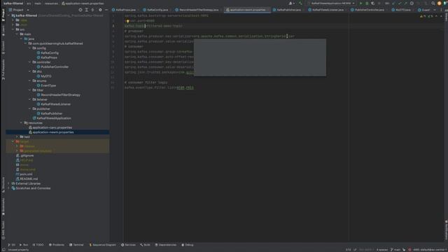 Kafka Filtered Listener - Spring boot смотреть онлайн