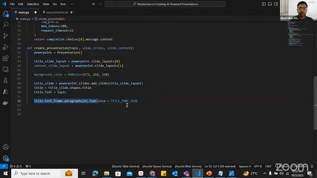 Build an AI Presentation Maker using OpenAI's Language Model | Streamlined AI PowerPoint Generation смотреть онлайн