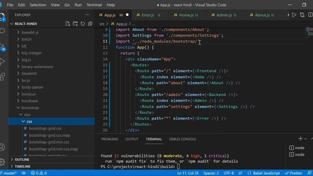 How to use Bootstrap in React Js (Hindi) | React js Tutorial in Hindi #102 смотреть онлайн