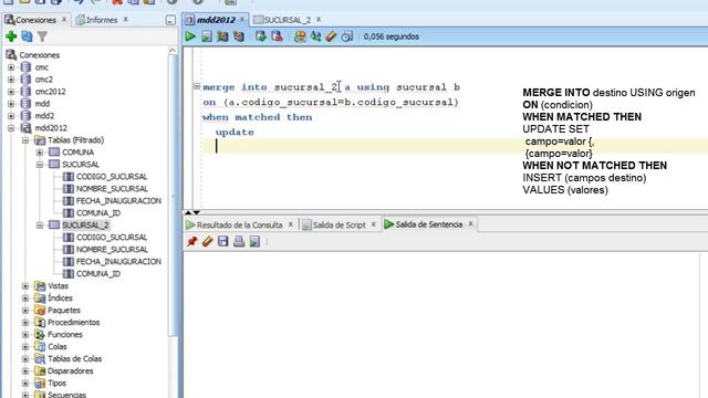 SQL- Sentencia MERGE смотреть онлайн