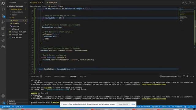 How to Detect a Barcode Scan in a React App (Updated Video Link in Description) смотреть онлайн