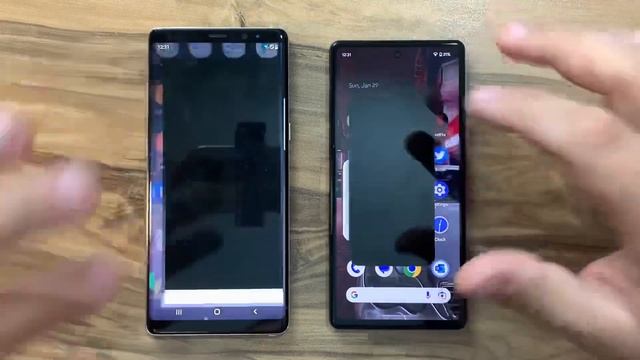Samsung Galaxy Note 8 vs Google Pixel 6a смотреть онлайн